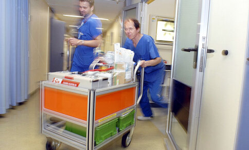 Chest Pain Unit im Notfalleinsatz